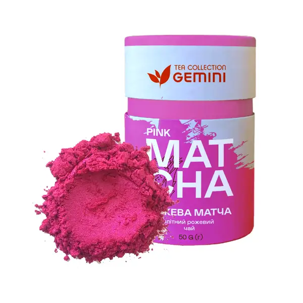 Чай пудровий 50г Pink Matcha Рожева матча