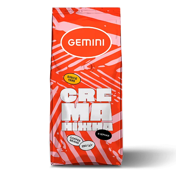 Кава Gemini Crema в зернах 250 г